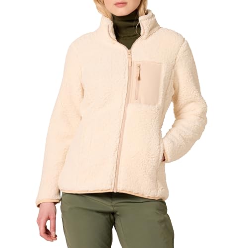 Amazon Essentials cream sherpa full-zip fleece jacket