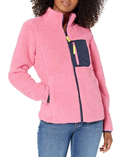 Amazon Essentials camel sherpa fleece jacket