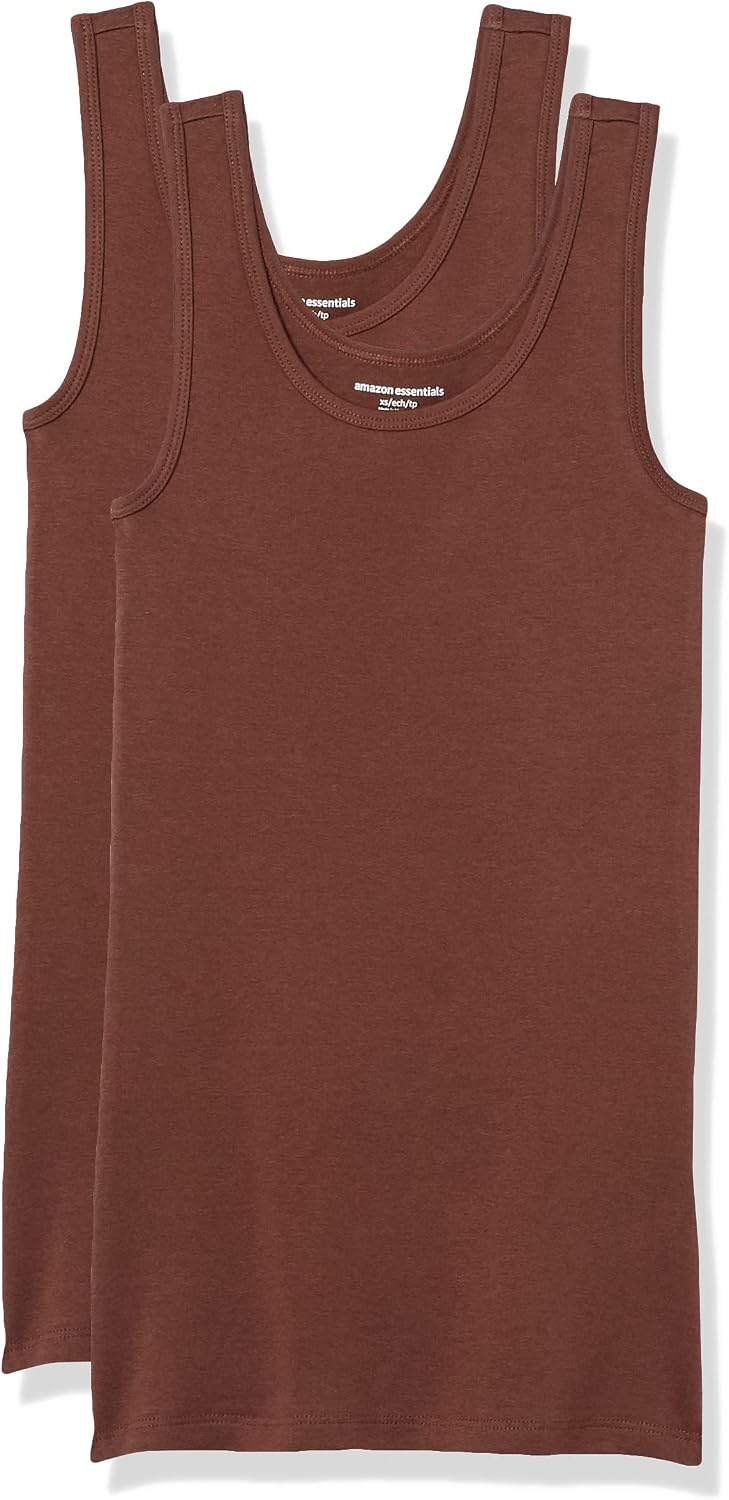 Amazon Essentials slim-fit ribbed scoop neck tank pack of 2 for ranch to dinner outfit
