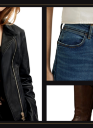 Alexander McQueen Fall 2026 Texas edit product collage — leather, bootcut, boots