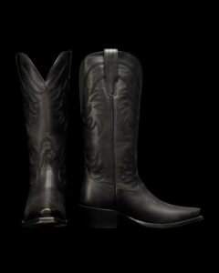 Tecovas The Annie black cowhide snip-toe cowgirl boot