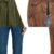 Texas suede jacket outfit product collage: faux suede bomber, soft suede shirt jacket, bootcut jean, and western boots