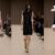 Luxury western style inspiration: three McQueen Fall 2026 runway looks in black and gray